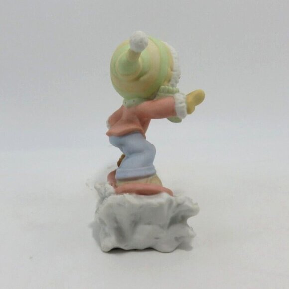 Precious Moments "Theres Sno-Boredom With You" 2000 Enesco Figurine With Box - Picture 6 of 10